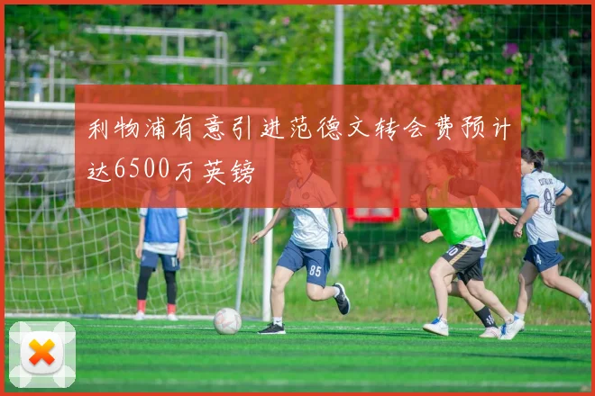 利物浦有意引进范德文转会费预计达6500万英镑